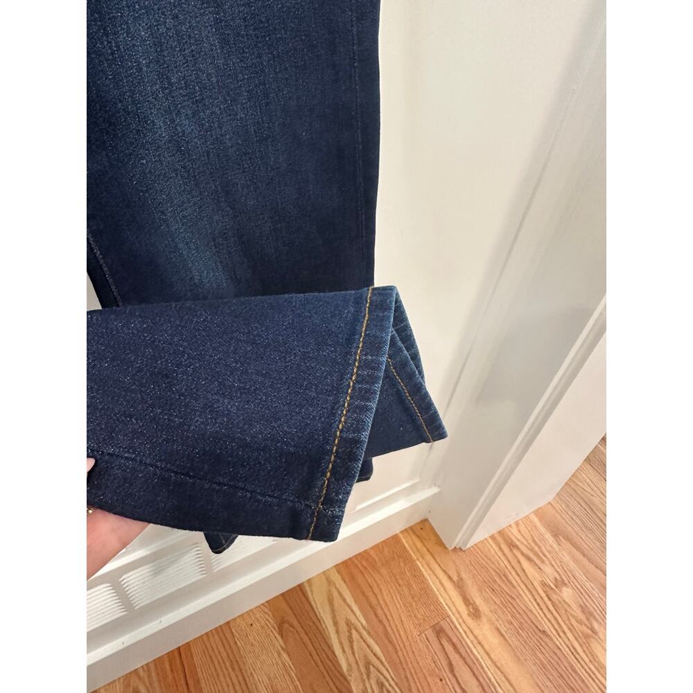 Joe's Jeans Lou Lou Dark Blue Flare & Wide Leg Jeans - Picture 7 of 9